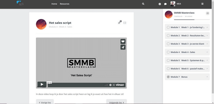 SMMB Masterclass review: cursus overzicht